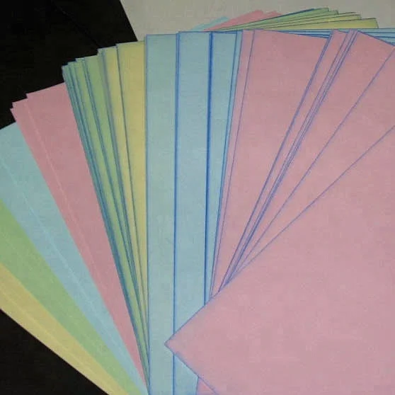 
Instant blue image carbonless NCR paper in sheets 50gsm 52gsm 60gsm 