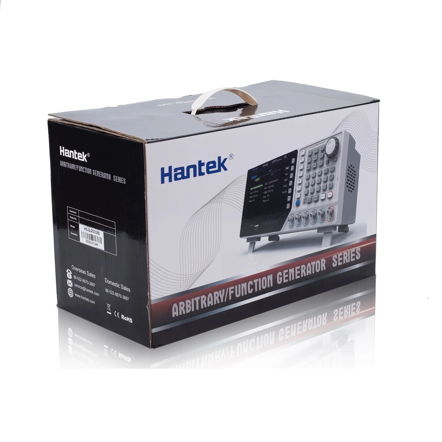 Hantek HDG2032B Цифровая функция цифрового мультиметра Генератор сигналов произвольной формы сигнала 30 МГц 2 канала 64 М Глубин