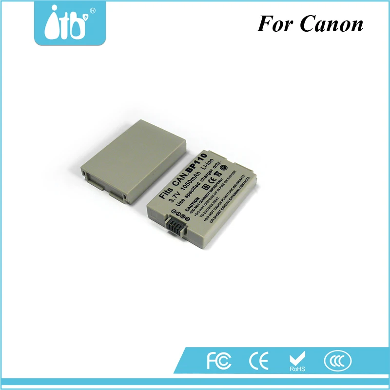 Литиевая Батарея использование Камеры камера литий-ионная аккумуляторная Батарея для Canon BP-110 HF R206/HF R21/HF