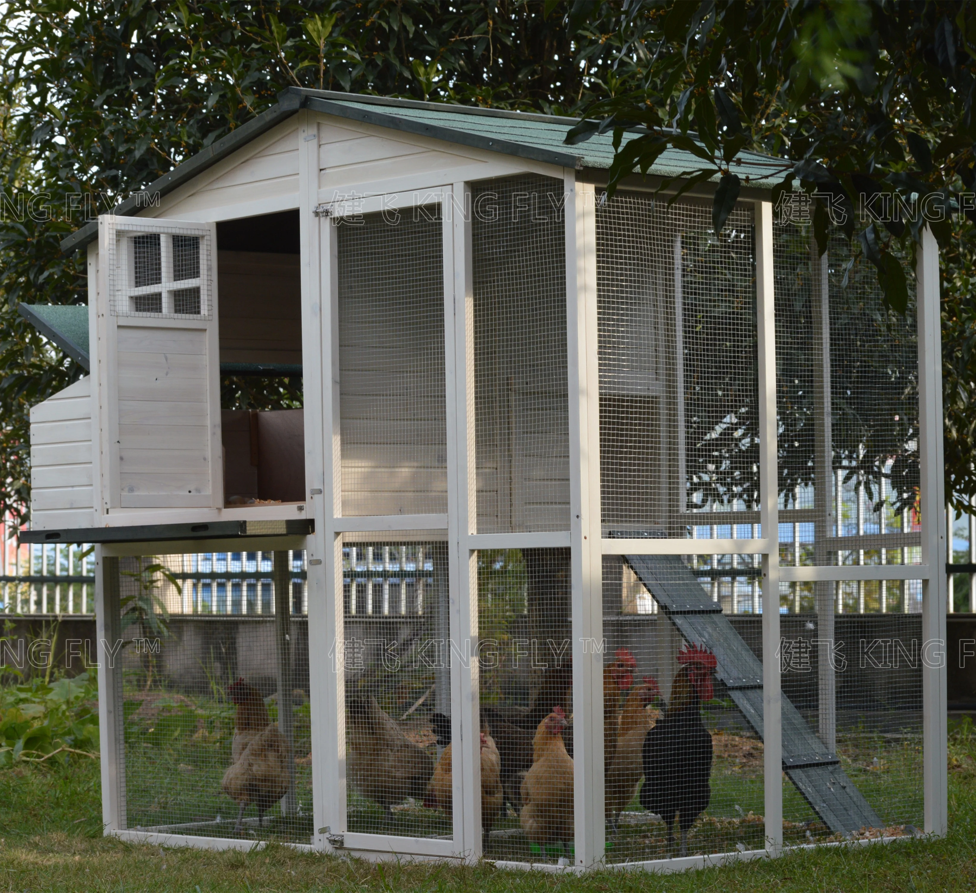 Large Size Nesting Box White Industrial Chicken Coop