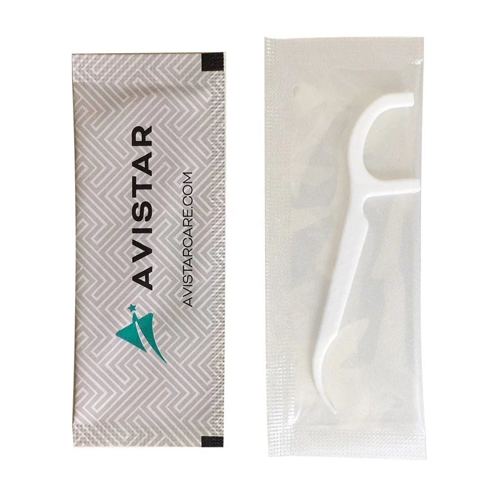 Individually Wrapped Dental Floss Material Dental Floss Pick