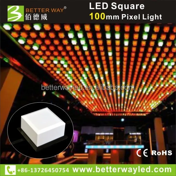 Rgb полный цвет dmx пиксель поле освещения smd 5050 чип gray65536 с Betterway artnet контроллер для продажи