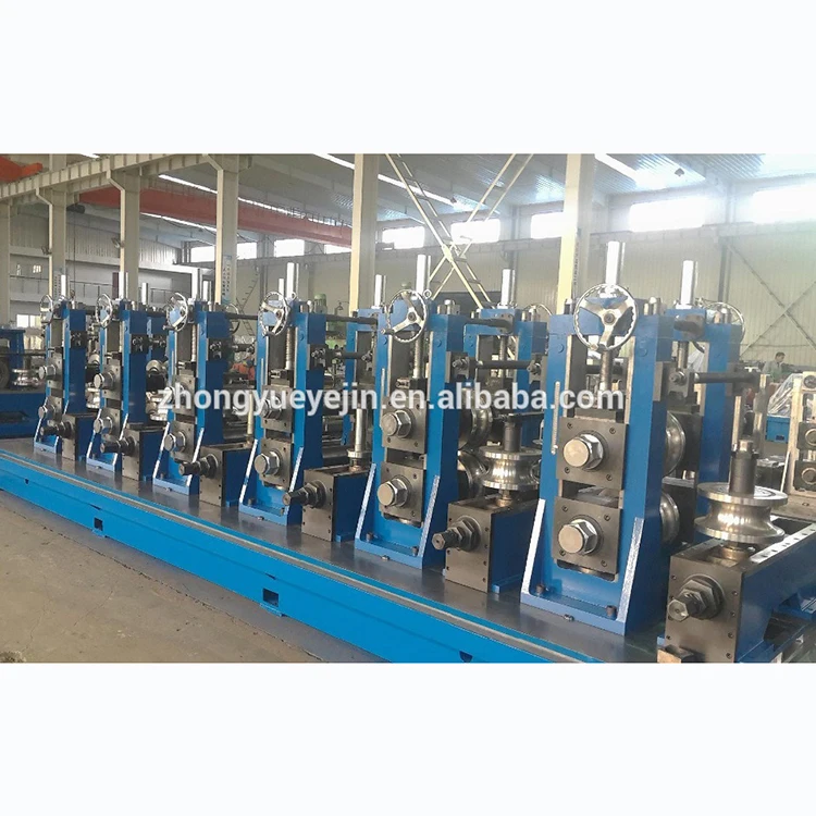High precision blue erw pipe milling machine/pipe mill production line
