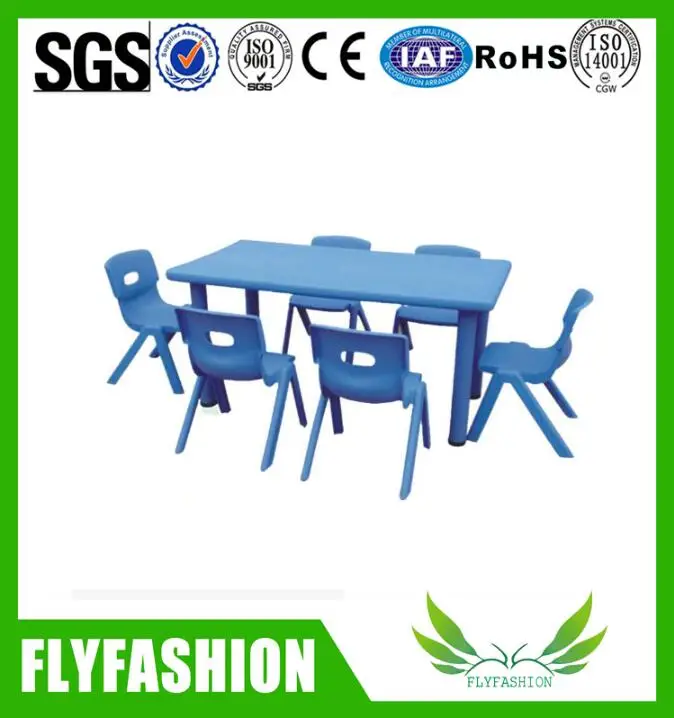 Cheap kids plastic tables and chairs, study table and chair set, child study table and chair
