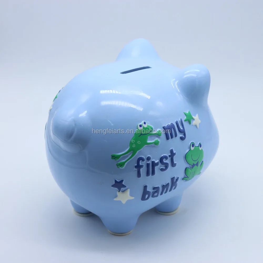 pig design gift piggy bank cheap ceramic money saving box