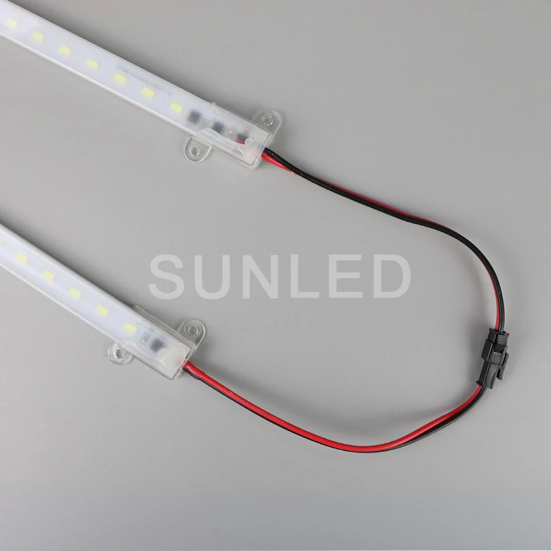 220 В 50 см 70 100 smd5630 smd5730 72 светодиода 144 светодиодные полосы световая балка