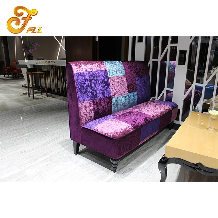 
Hotel furniture couch living room furniture velvet sofa 