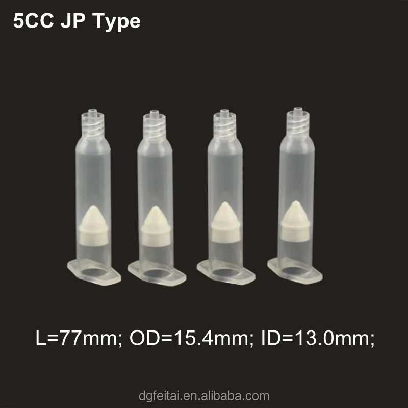  Прозрачный пластиковый цилиндр для дозирования жидкого клея JP Type 5CC 10CC 30CC