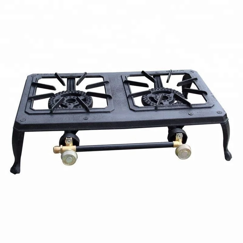 Portable Single Stove Cast Iron Gas Burners for Outdoor Cooking