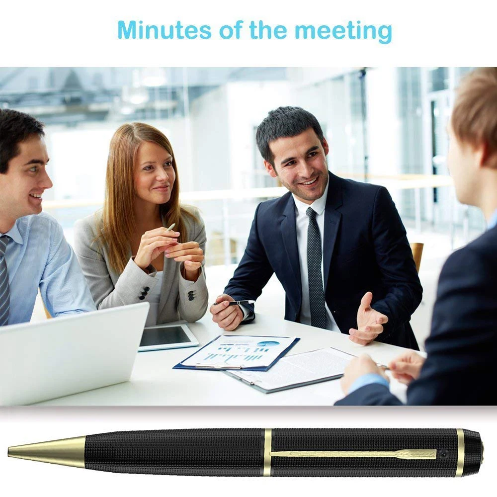 Скрытая камера видеокамера ручка видеокамера 1080P HD DVR с функцией фотосъемки видеозапись мини портативный видеорегистратор Cam PQ177