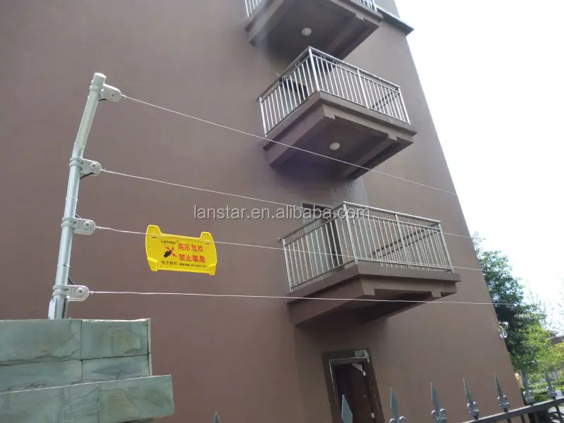 Double Zone Electric Fence Energizer with Alarm for Residential, Factory and Warehouse LX-2008DCD