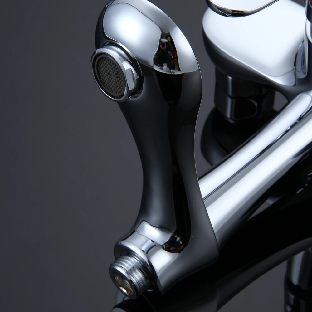 
FUAO Twin head wall mounted thermostatic shower set 