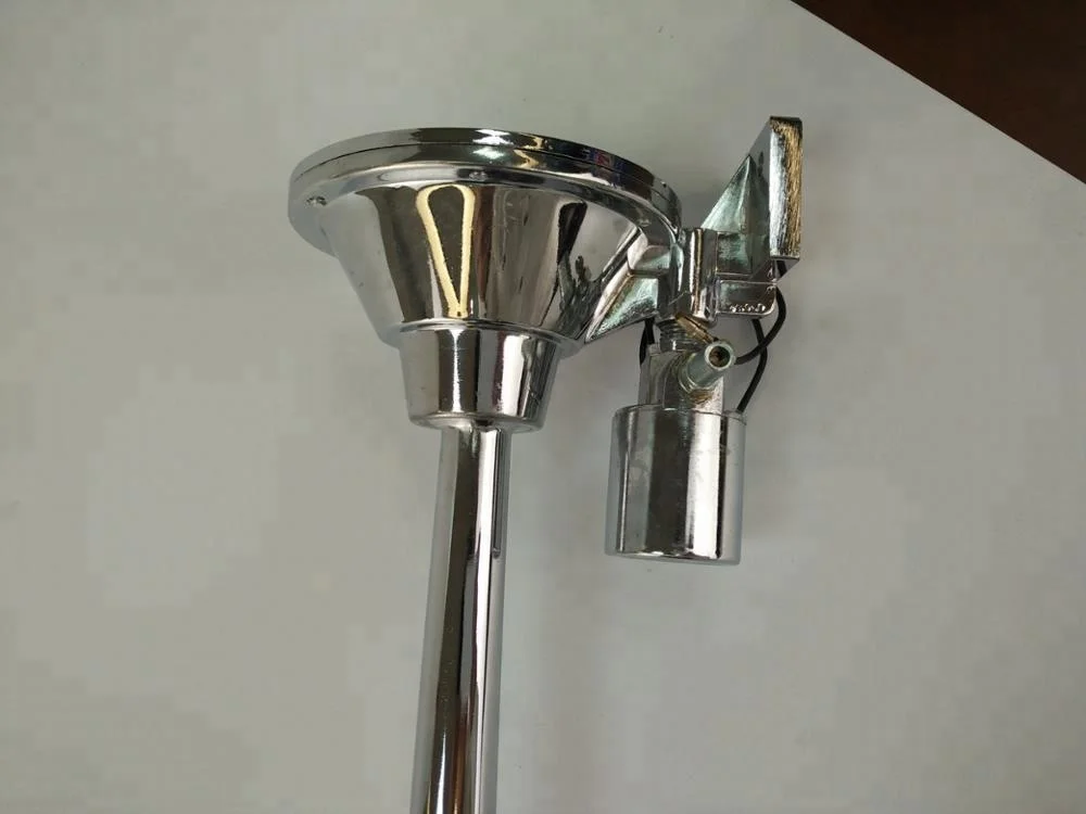 12V/24V Loud 145dB Single Semi Truck Chrome Plated Train Air Horn