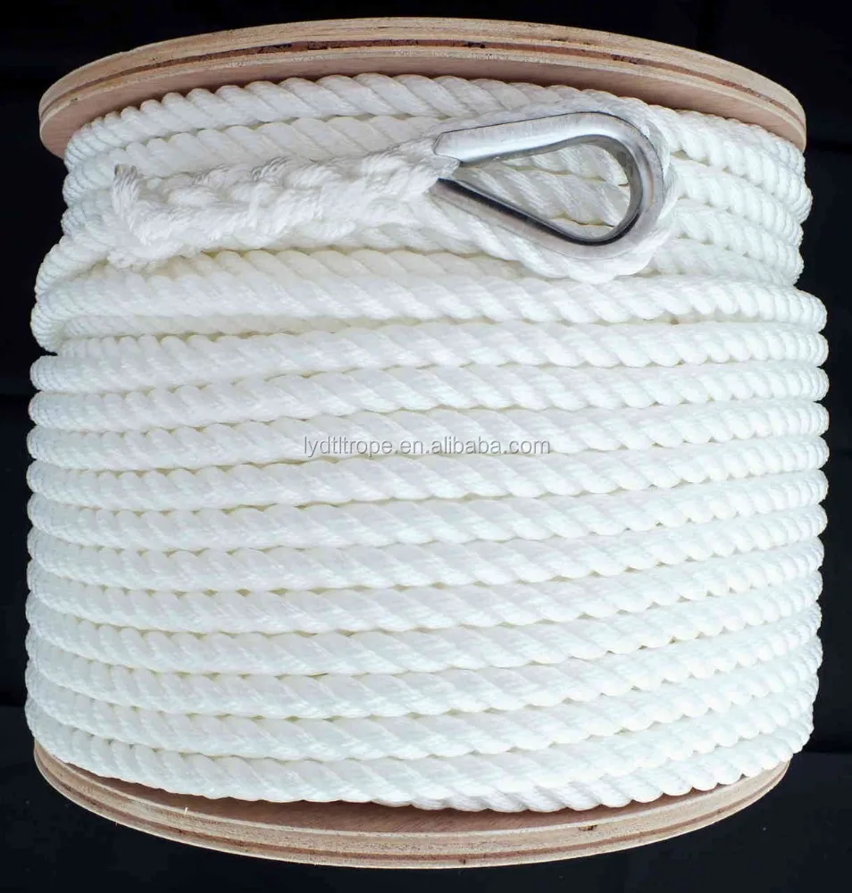 3-strand Pp/nylon/polyester Rope PP / Polypropylene Dongtalent 3/4 Strands 3mm-60mm High Tenacity CN;SHN Hinge Free