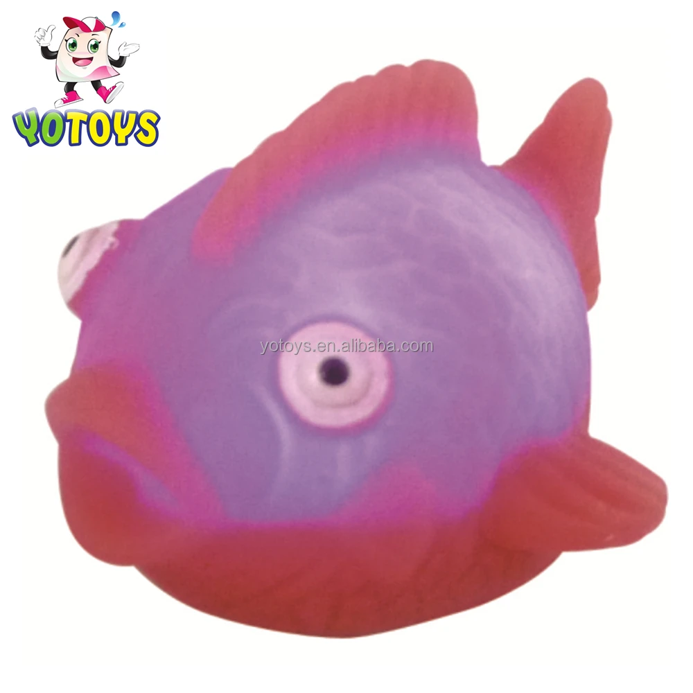  brinquedos Rubber duck PVC Vinyl Animals Lovely Sea Animal Glow LED Night Light up bath Toys for