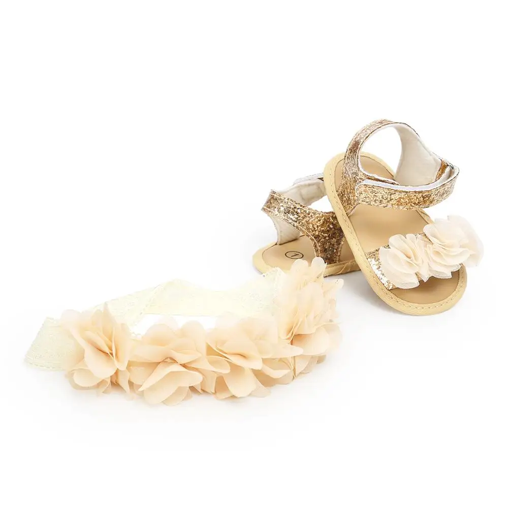 Summer Kids Sandals 2019 Children Candy Color Slippers Gold Cute Soft Baby Shoes Girls Sandals Cotton Comfortable Sole