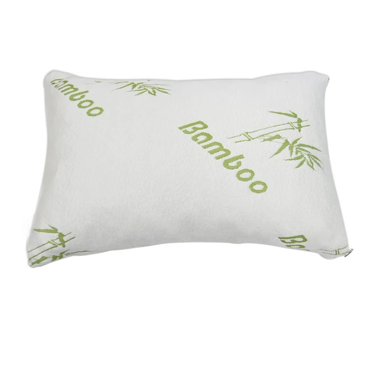 
New Bamboo Rest Pillow Manufacturer Aloe Vera Memory Foam Chips Pillow 