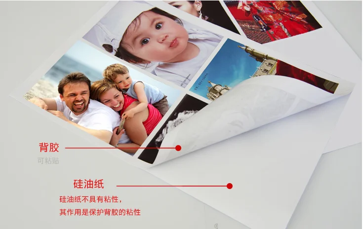 Wholesale Price 90g 135g 150g A3 A4 Inkjet Self Adhesive Glossy Photo Paper for Label  Paper Use