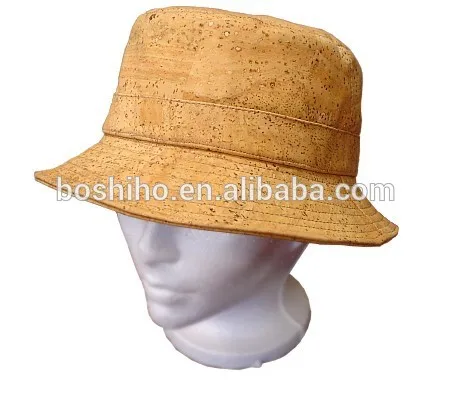 Boshiho Wholesale Customized Leisure Ecofriendly Cork Bucket Hat