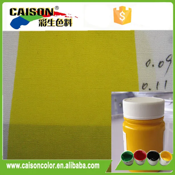 Средний желтый пигмент красители имеет более хроматической