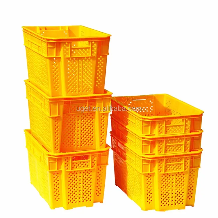 Patent Design Nestable and Stackable Plastic Crate for Vegetable