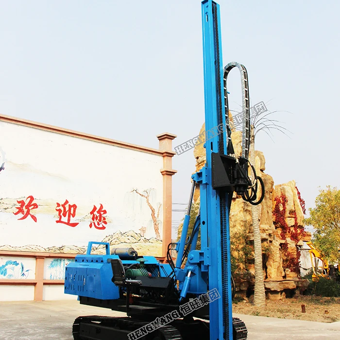 
HW brand China Mini bore pile drilling machine solar structure pile drilling machine 