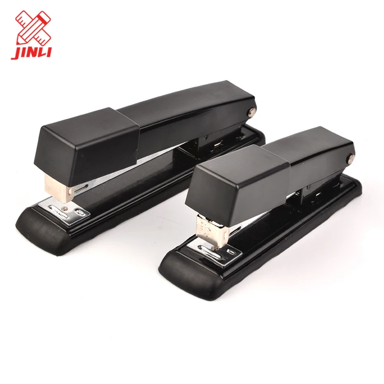 Promotional durable plastic handle manual new stationery school office books stapler machine