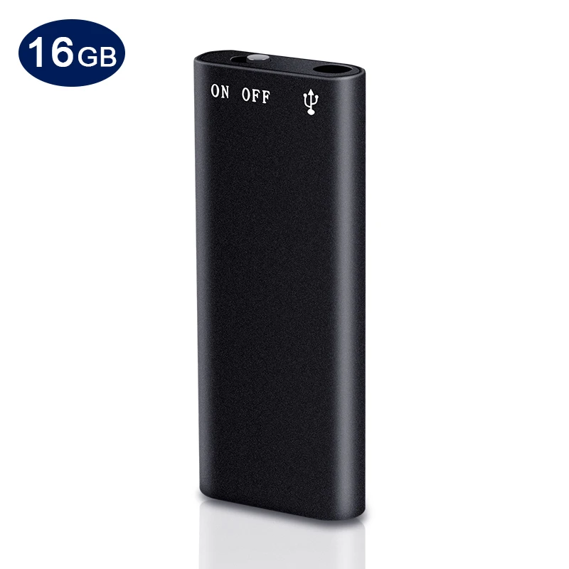 QZT Wholesale 15h Long Time Audio Recorder Digital Voice Recorder Mini Mp3 Player Spy Voice Recorder
