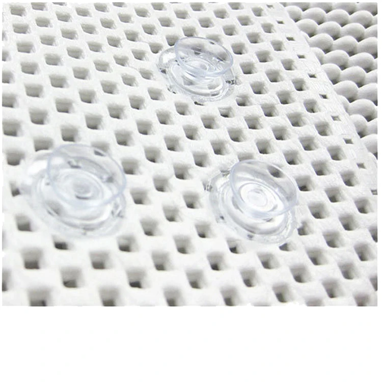 PVC bath mat with suction cups Non slip bathtub mat 36x17
