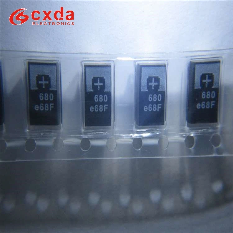 Конденсатор танталовые Твердые электронные компоненты 2R5TPF680M6L