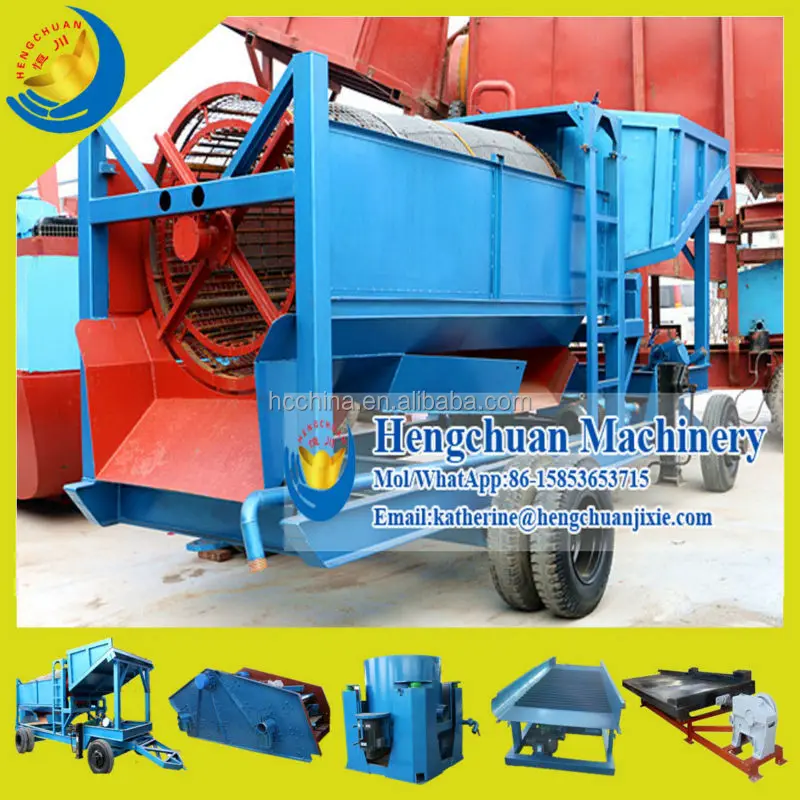 
Heavy Duty Feed Hopper Sand and Gravel Separator with Gold Screening Washing System 