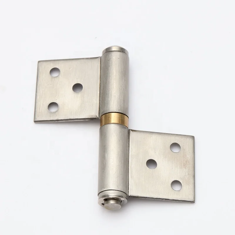 Silver Security Pivot Ball Bearing Commercial Metal SS201 SS304 Stainless Steel 8 Inch Heavy Duty Door Hinge