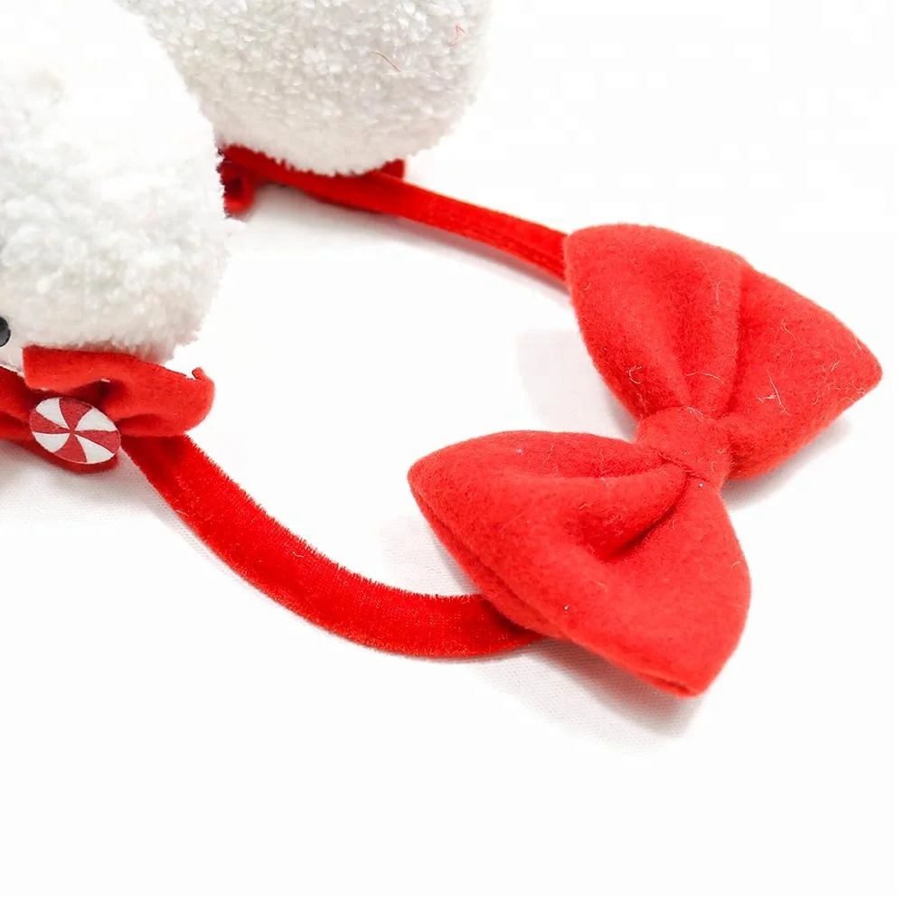 
2018 ear cover merry christmas decor animal custom winter earmuff 