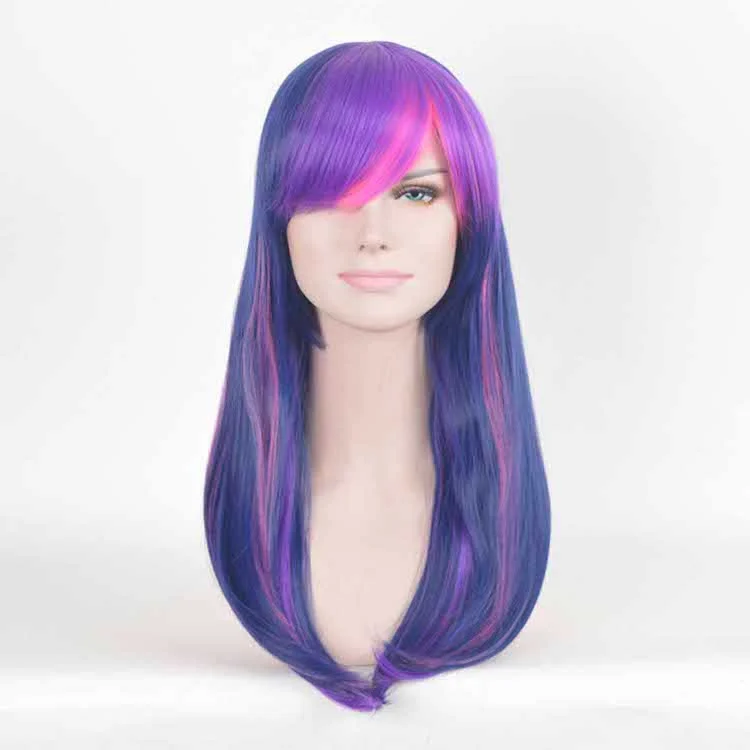 
Synthetic fiber cosplay Twilight Sparkle wig 
