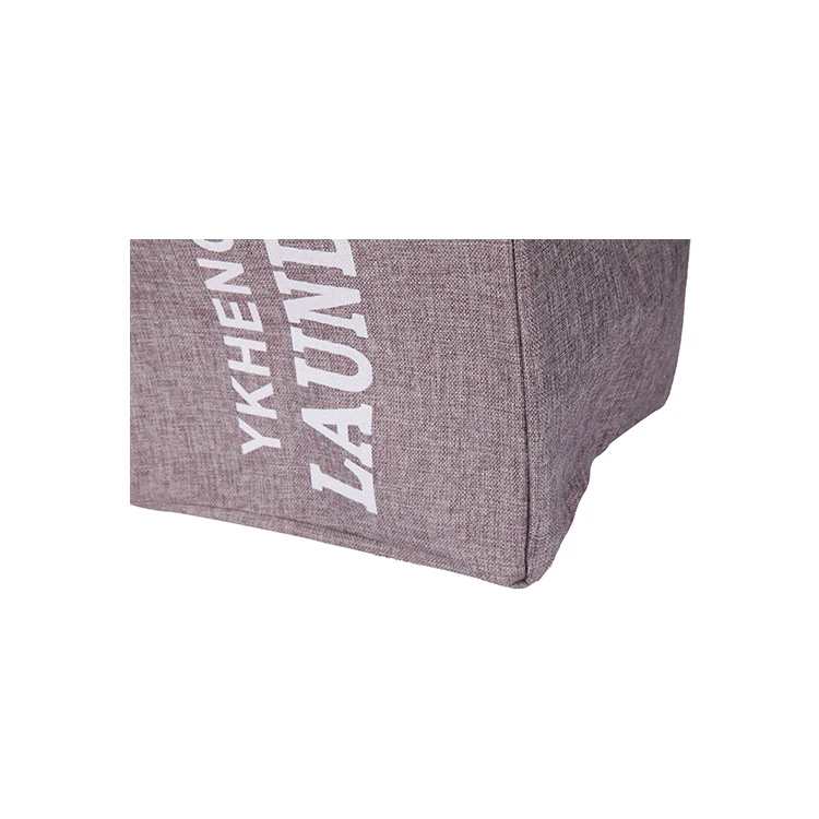 Портативная Экологически чистая Складная ручка перерабатываемая корзина для белья Джутовая сумка