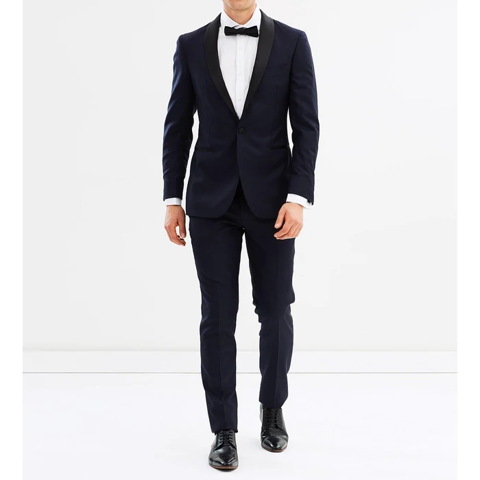 High quality bespoke pleat fronted wing collar men dress tuxedo shirt for men