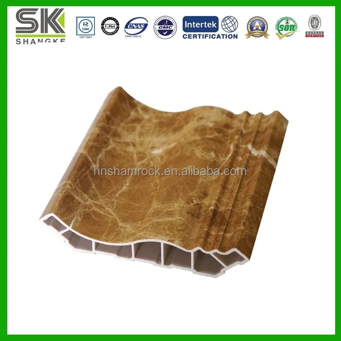 pvc marble line frame for interior and exterior decoration