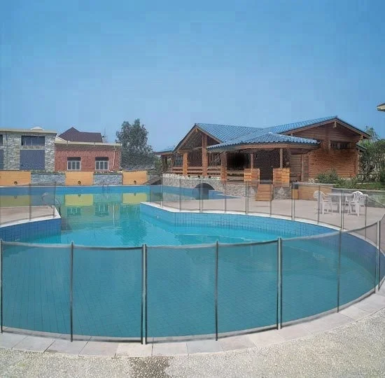 Оптовая продажа, простая сборка, съемная гладкая поверхность, сетка для ограждения вокруг безопасного забора бассейна