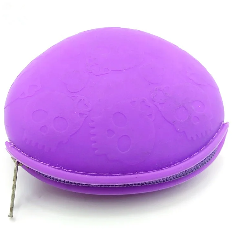 Custom Cheap Promotional Products Silicone Oval  Coin Purse  for Kids