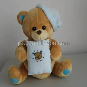 Customized Funny talking plush teddy bear with sound box