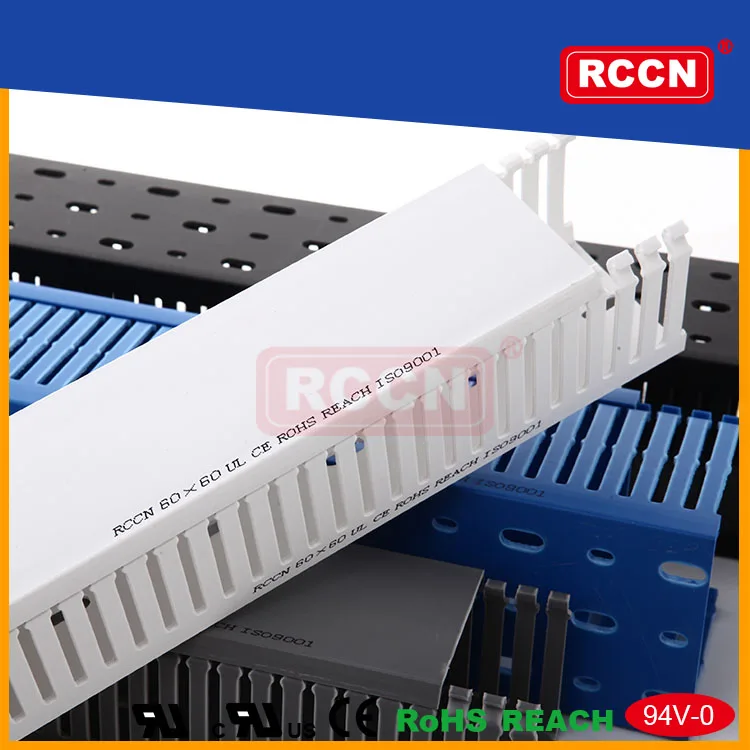2022 Guaranteed quality Rccn blue white gray black pvc cable trunking HVDRF