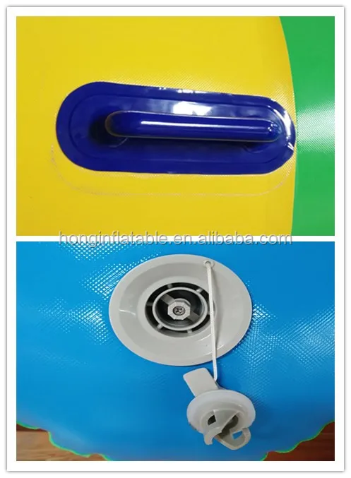 2016 Hot sale sea rides adult bicycle pedal fishing boat for amusement, 2 tubes banana boat for water toy