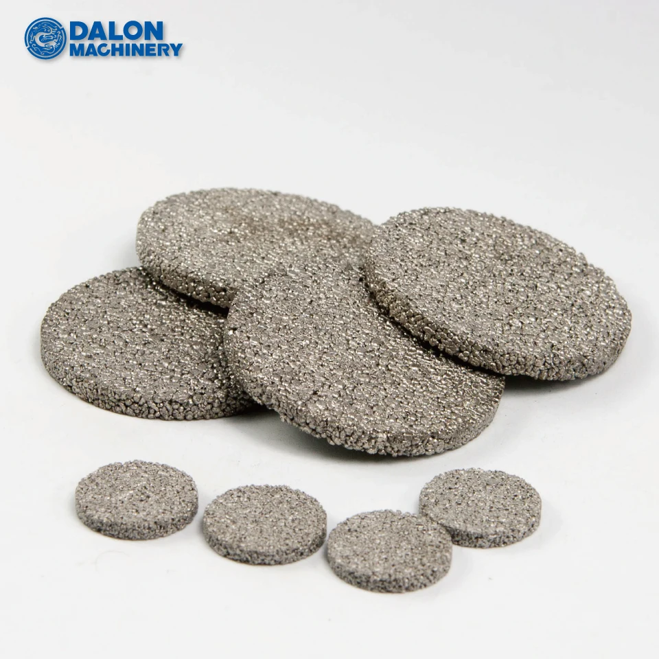 sintered porous plastic PE metal bronze stainless steel inox disc filter