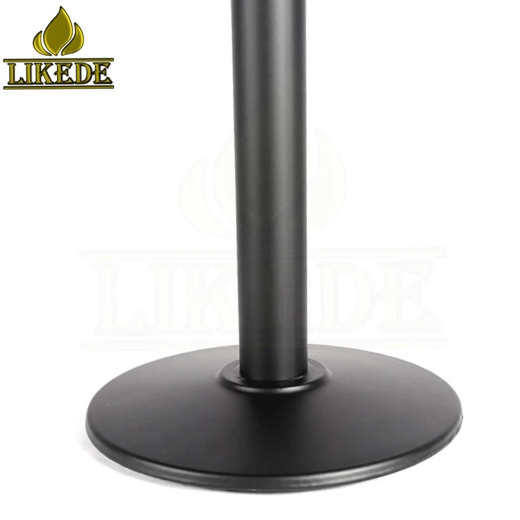 Cheap high quality dining table base round cast iron wood slab table legs