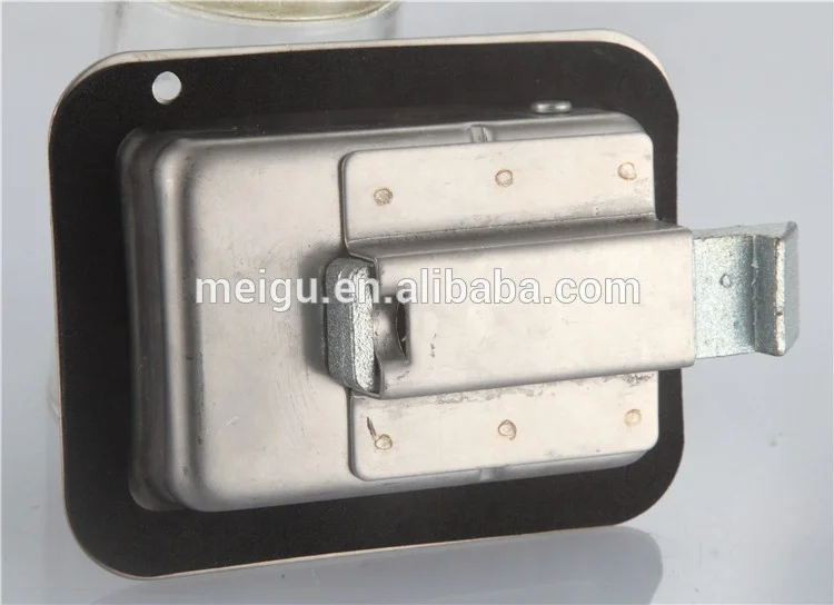 Stainless steel industrial cabinet panel lock with key