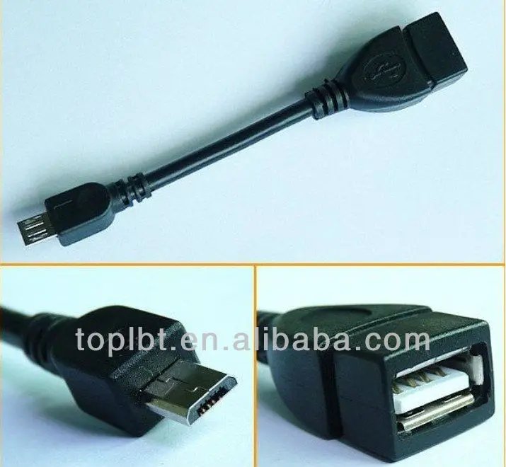 Mini USB/ Micro Host Cable OTG 10cm mini usb cable for tablet pc mobile phone mp5