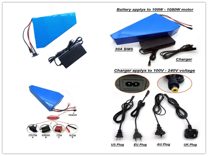 24 volt 36 volt lithium ion bateria de lito 48v waterproof diy 18650 battery pack rechargeable for ebike