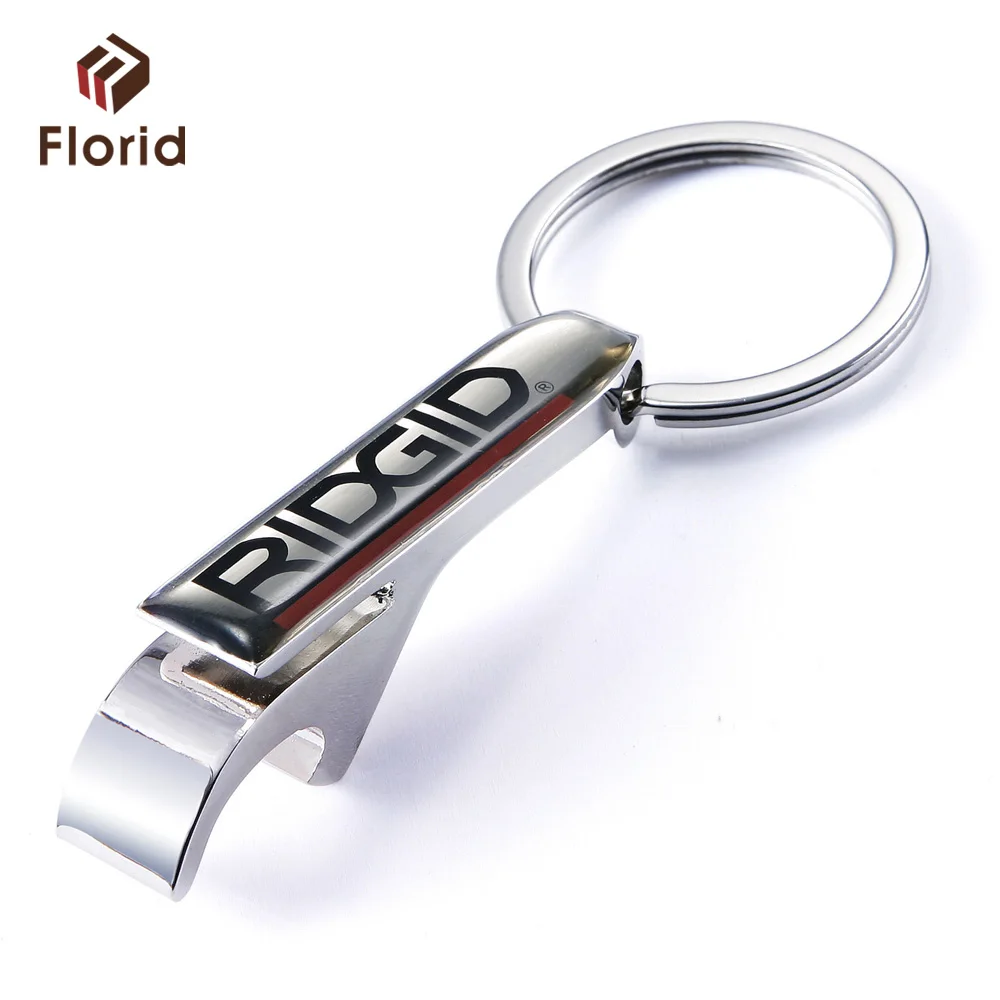 Metal keychain type bottle opener wholesale