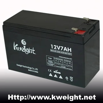 Cheap factory price free maintenance vrla battery 12v7ah with long span life sealed lead acid 12volt battery