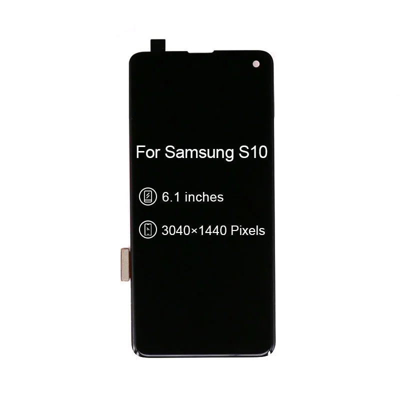 For Samsung For Galaxy S10 LCD Display For Samsung S10 G973 LCD With Touch Screen Digitizer Assembly